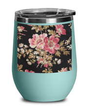 pink and black floral wg