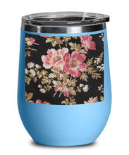 pink and black floral wg