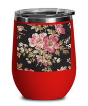 pink and black floral wg