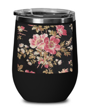 pink and black floral wg