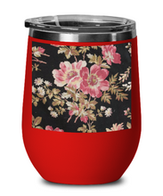 pink and black floral wg