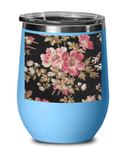 pink and black floral wg