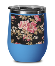 pink and black floral wg