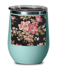 pink and black floral wg